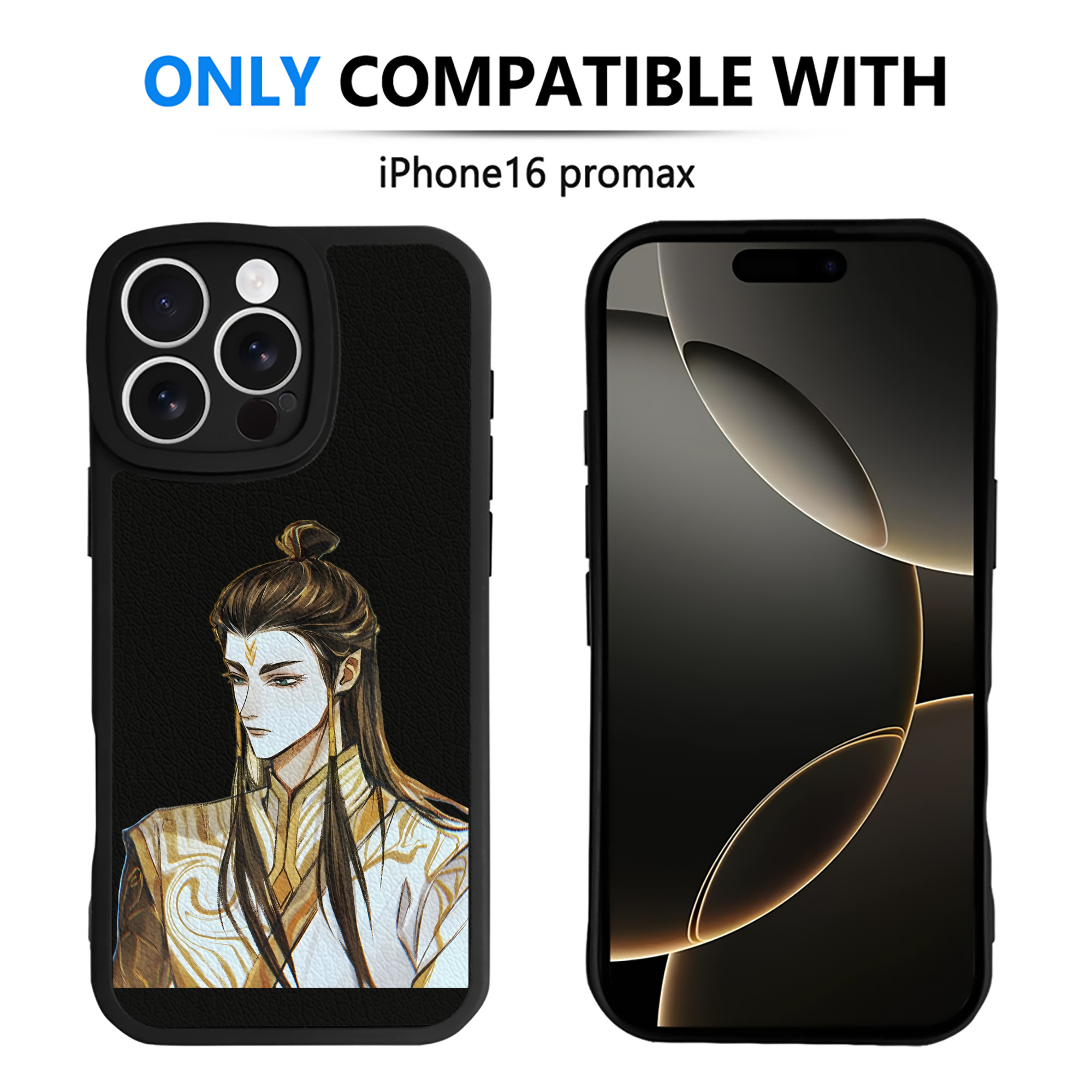 （画像用） Ne Zha 2 ナタ 魔童の大暴れ 【iPhone 16シリーズ対応】シリコンスマホケース（レザー調） 材質：シリコン